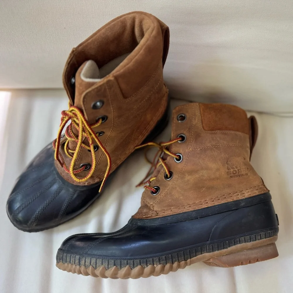 Sorel Cheyanne Waterproof Leather Boot Mens Size 7